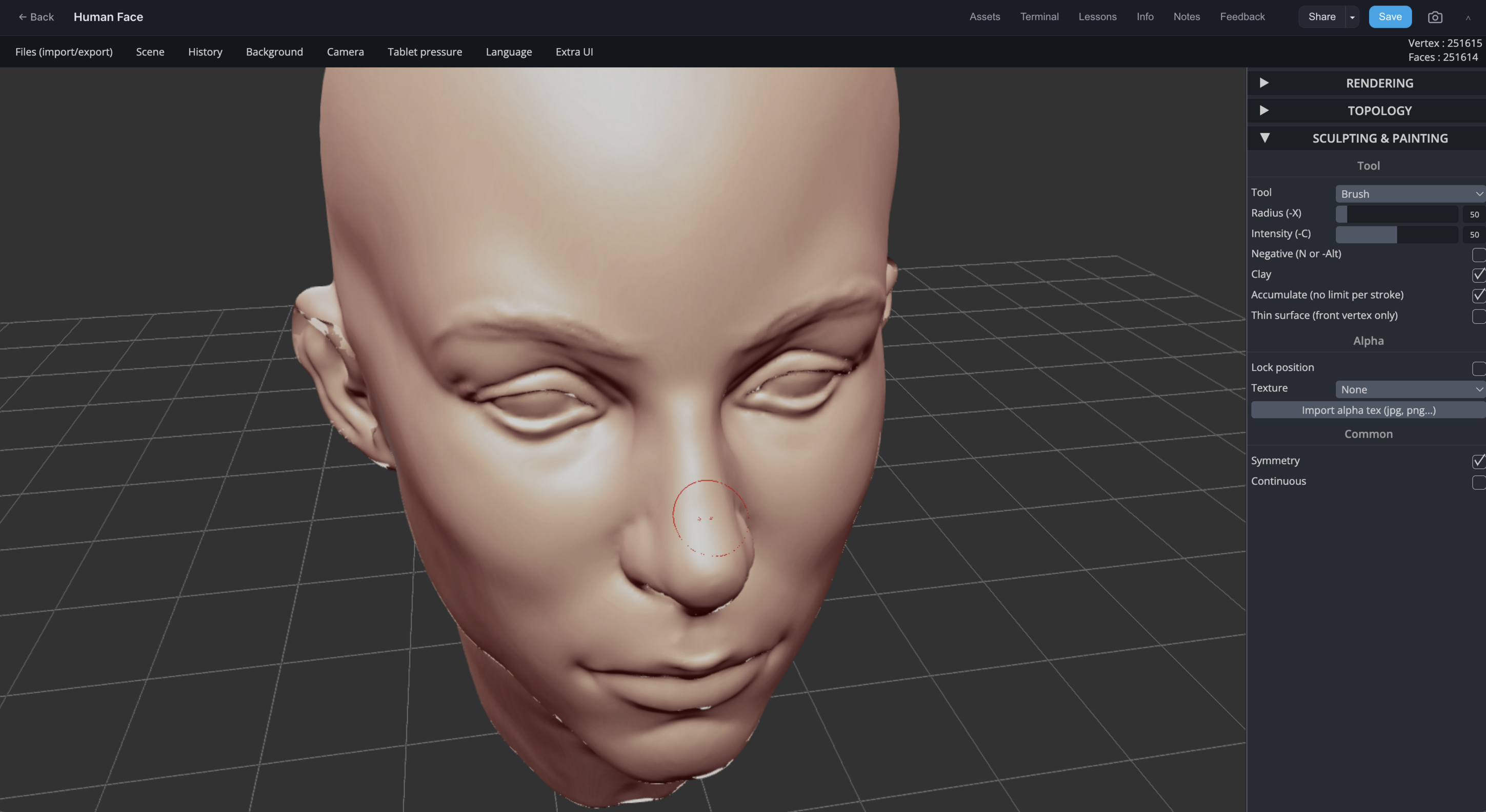 Create view: building a project