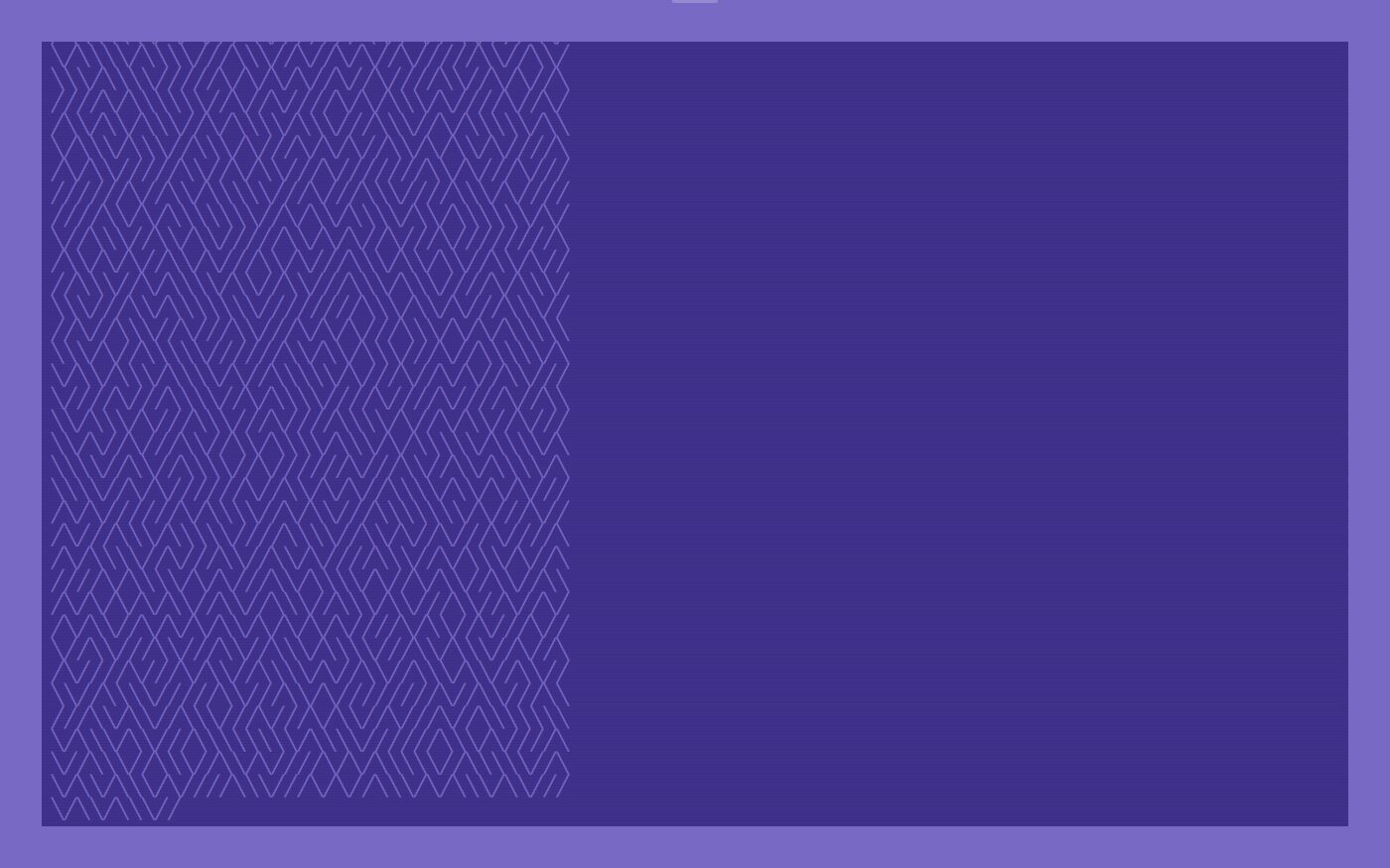 A Commodore 64 screen filled with a random maze of diagonal lines drawn by a one-line BASIC program.